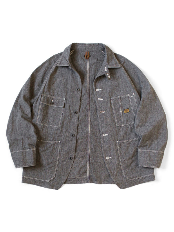 Kapital Heathered Chambray CACTUS Coverall Jacket