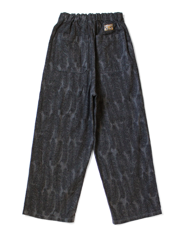 Kapital 12oz Magpie Denim W Knee Easy Baggy Pants