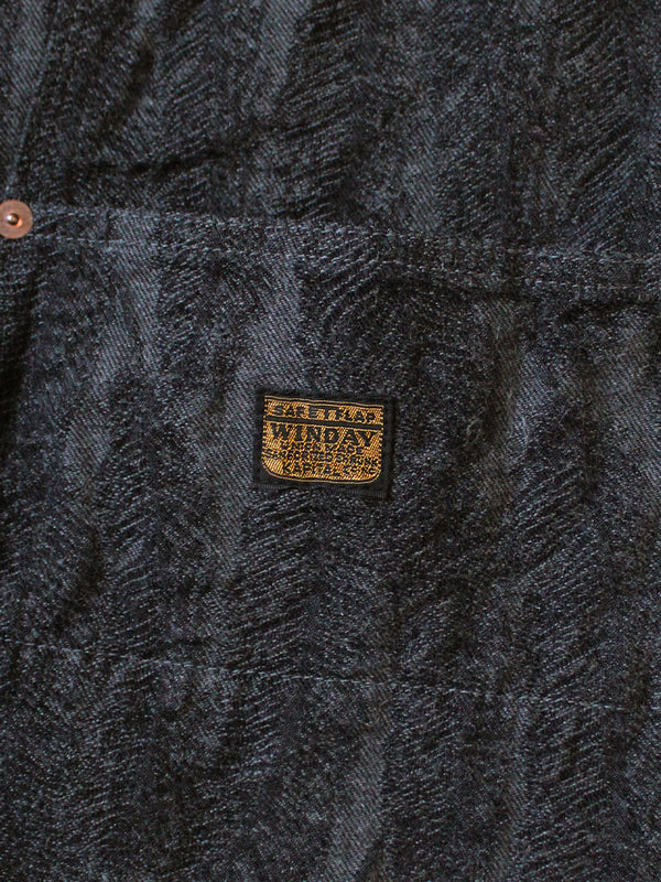 Kapital 12oz Magpie Denim W Knee Easy Baggy Pants