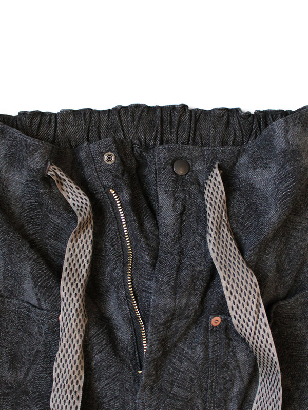 Kapital 12oz Magpie Denim W Knee Easy Baggy Pants