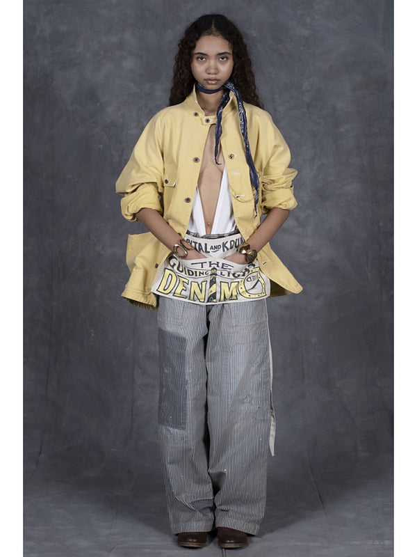 Kapital Liberty Hickory Fatigue Baggy Pants (Rushfield Remake)