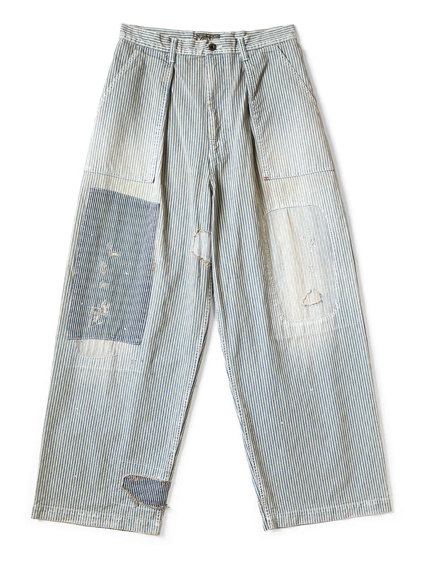 Kapital Liberty Hickory Fatigue Baggy Pants (Rushfield Remake)
