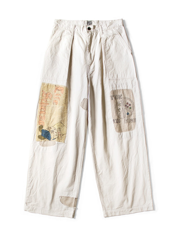 Kapital Mura Twill Fatigue Baggy Pants (Rush Week Remake)