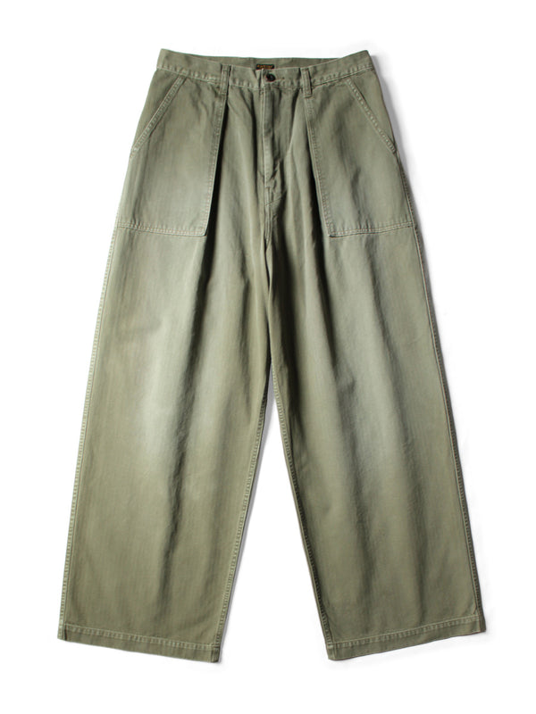 Kapital Herringbone Fatigue Baggy Pants