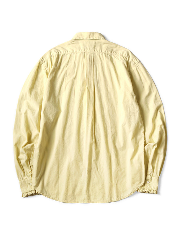Kapital broad zipper frill shirt long sleeve