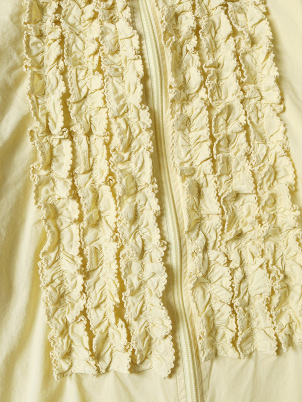 Kapital broad zipper frill shirt long sleeve