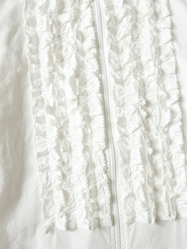Kapital broad zipper frill shirt long sleeve