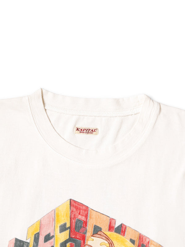 Kapital 20 Tenjiku Crew T-shirt (Analog Piano Man pt) Tee