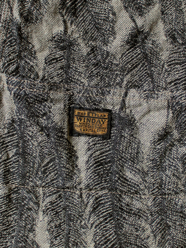 Kapital 12oz Magpie Denim W Knee Easy Shorts Pants
