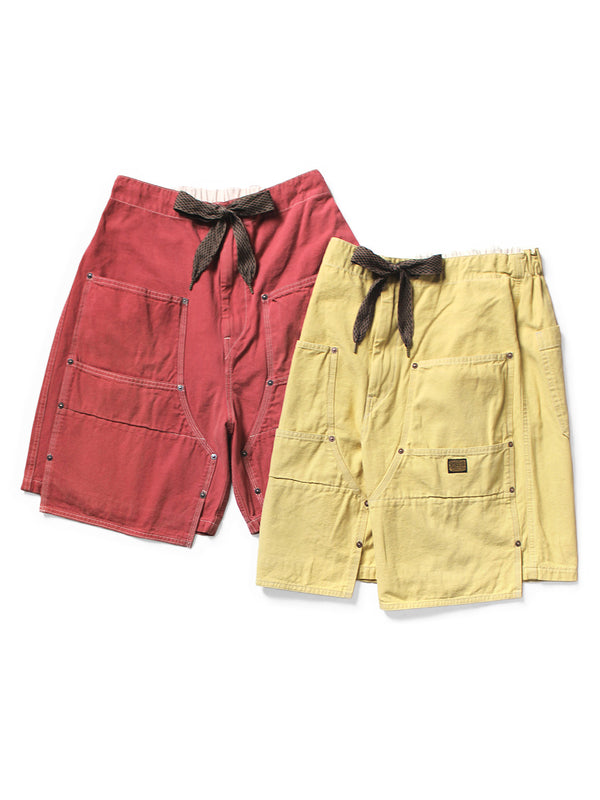 Kapital Canvas Double Knee Easy Short Pants