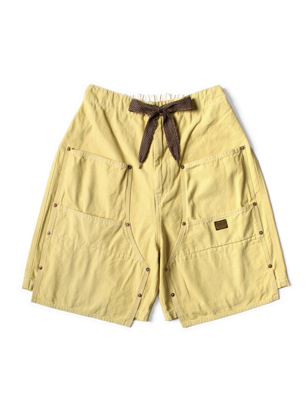 Kapital Canvas Double Knee Easy Short Pants