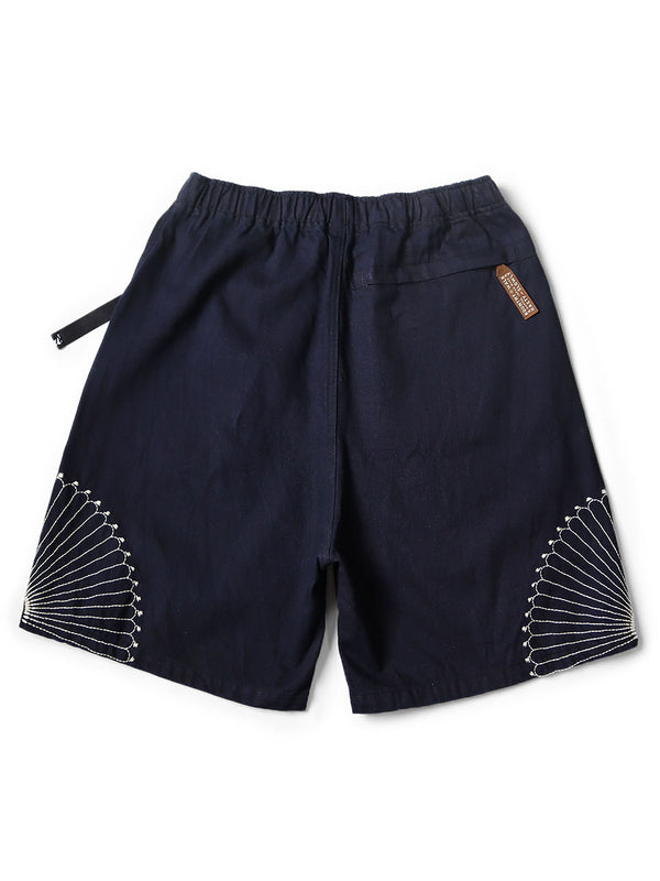 Kapital 10oz IDG×IDG denim easy shorts (furoshiki embroidery) Pants