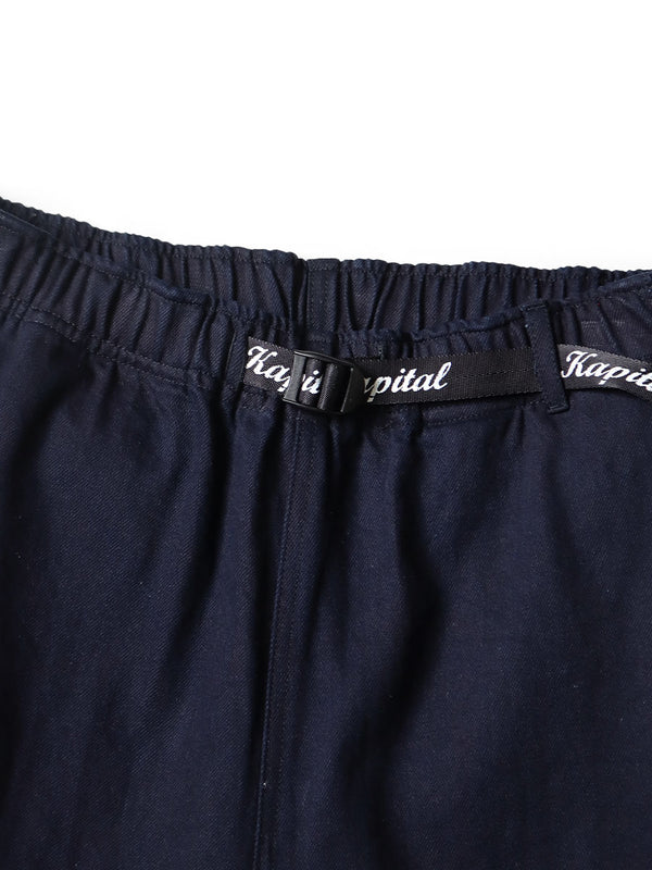 Kapital 10oz IDG×IDG denim easy shorts (furoshiki embroidery) Pants