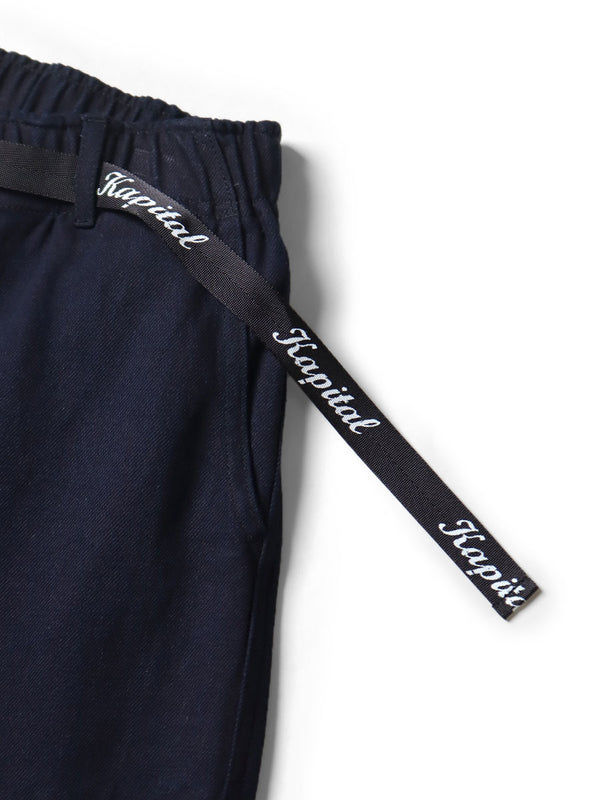 Kapital 10oz IDG×IDG denim easy shorts (furoshiki embroidery) Pants