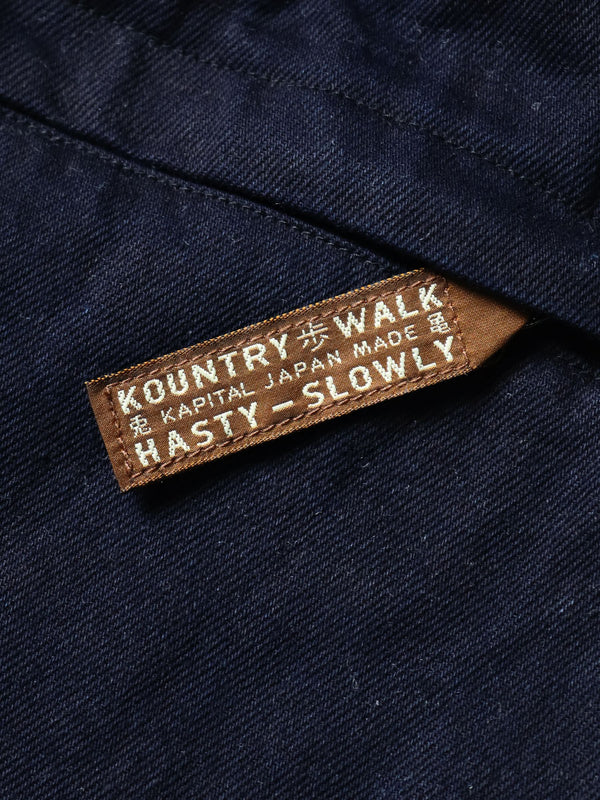 Kapital 10oz IDG×IDG denim easy shorts (furoshiki embroidery) Pants
