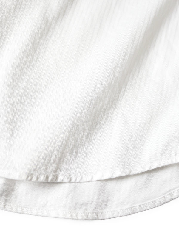 Kapital Herringbone Twill Sleeveless Zipper Work Shirt
