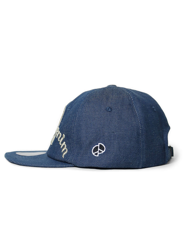 Kapital 11.5oz Denim Baseball Cap (The Denim Died Embroidery)