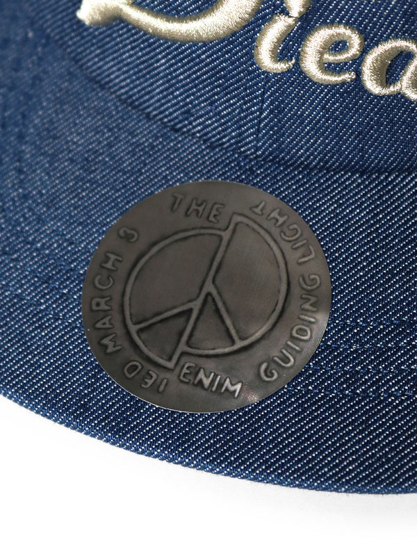 Kapital 11.5oz Denim Baseball Cap (The Denim Died Embroidery)