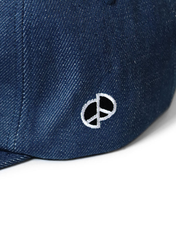 Kapital 11.5oz Denim Baseball Cap (The Denim Died Embroidery)
