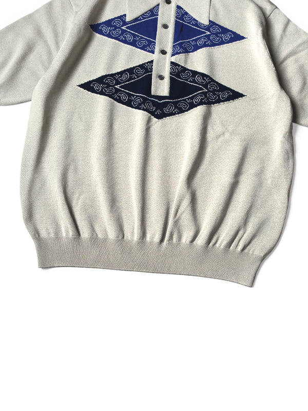 Kapital 14G Cotton Tomahawk Paisley Carol Polo
