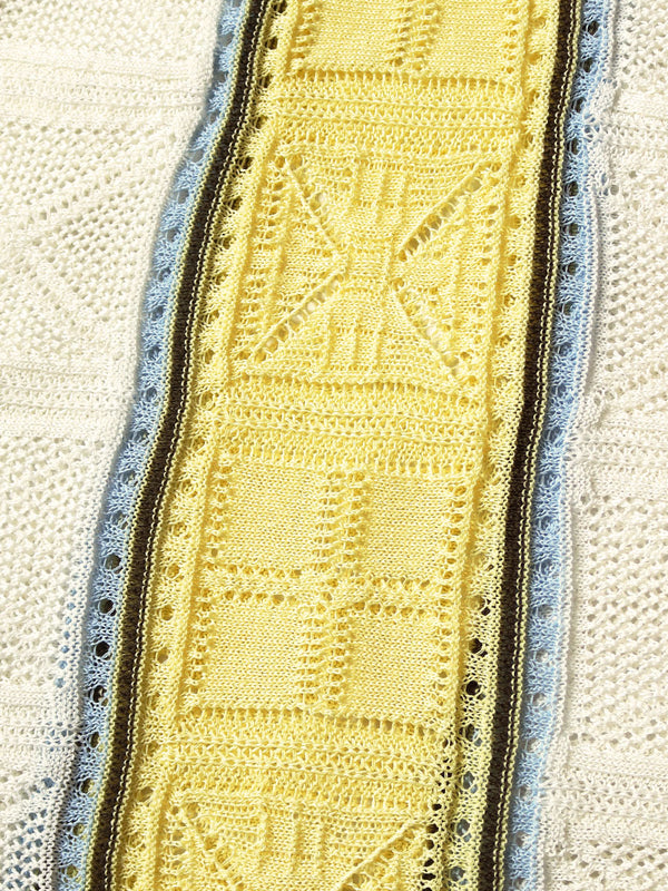Kapital 12G Crochet Knit Bustier Vest Women