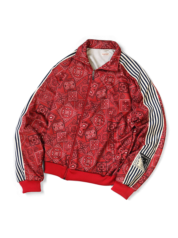 Kapital smooth jersey COOKIE bandana track jacket