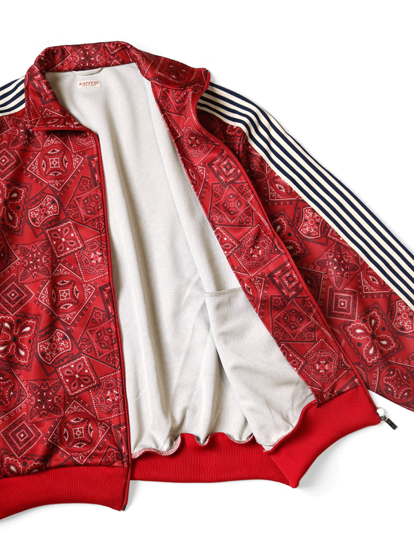 Kapital smooth jersey COOKIE bandana track jacket