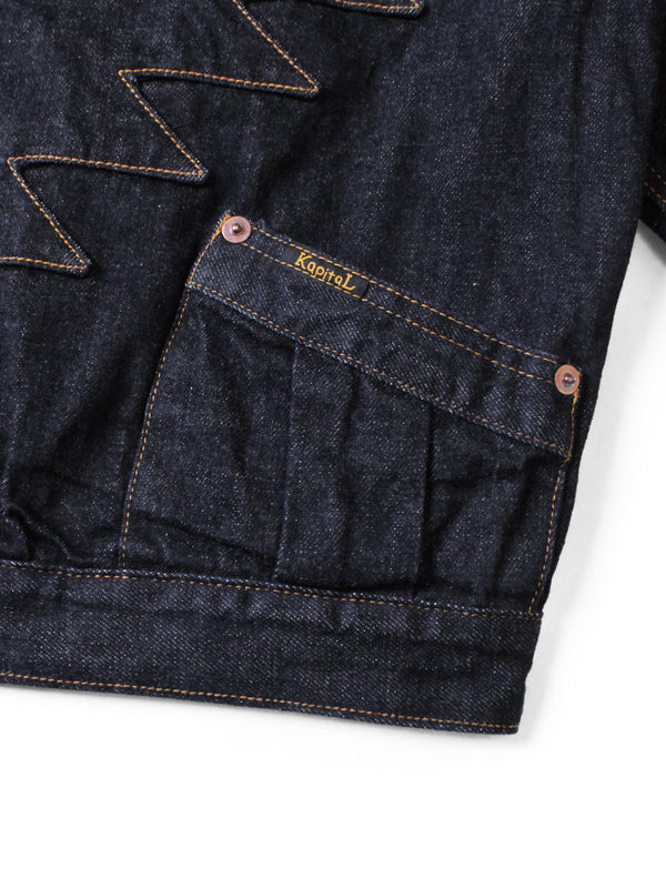 Kapital 12oz denim Santo Domingo Thunderbird JKT Jacket