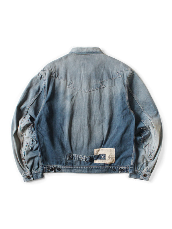 Kapital 12oz Denim Santo Domingo Thunderbird Jacket (Processed)
