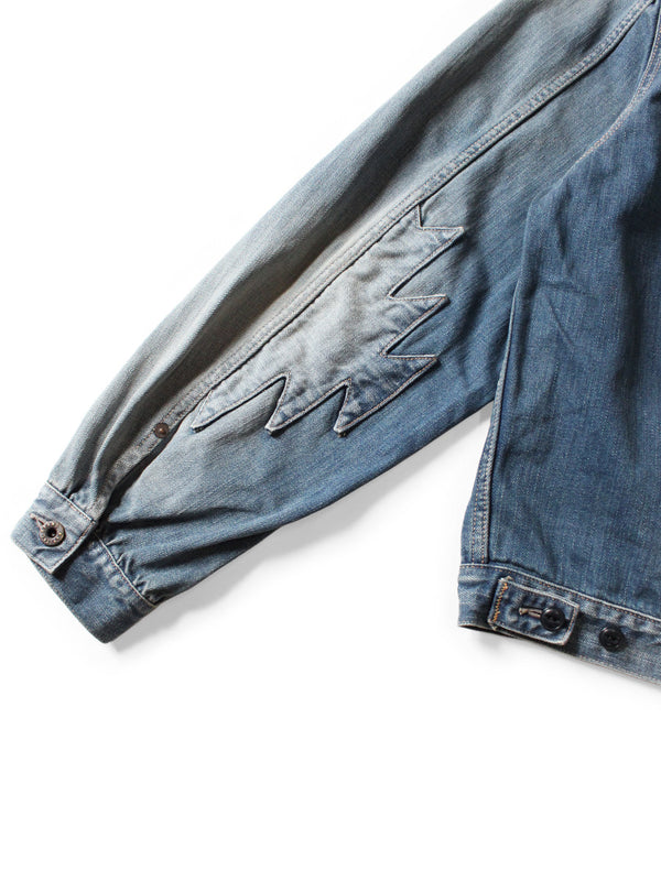 Kapital 12oz Denim Santo Domingo Thunderbird Jacket (Processed)