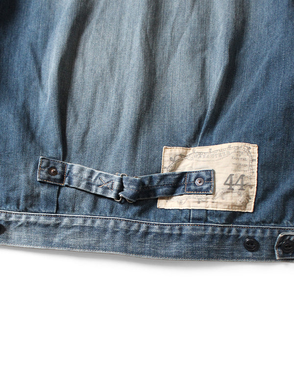 Kapital 12oz Denim Santo Domingo Thunderbird Jacket (Processed)