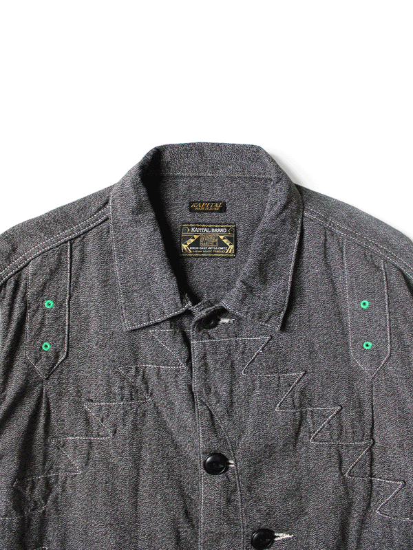 Kapital Heather Chambray Santo Domingo Thunderbird Jacket