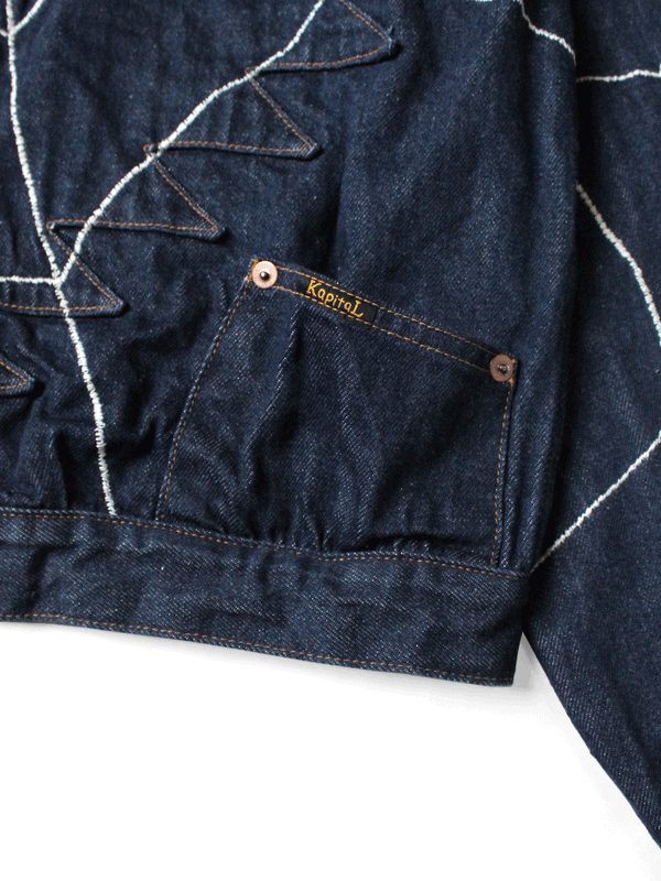 Kapital 13oz Denim Santo Domingo Thunderbird Blouson (Country Dreamcatch Remake) Jacket