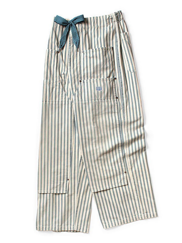 Kapital 9oz French Hickory W Knee Easy Baggy Pants