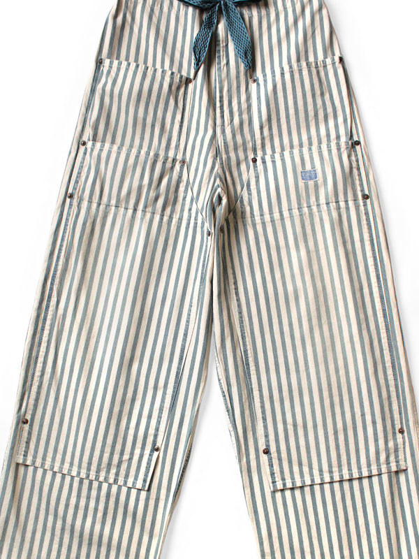 Kapital 9oz French Hickory W Knee Easy Baggy Pants