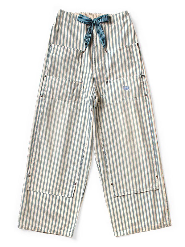 Kapital 9oz French Hickory W Knee Easy Baggy Pants