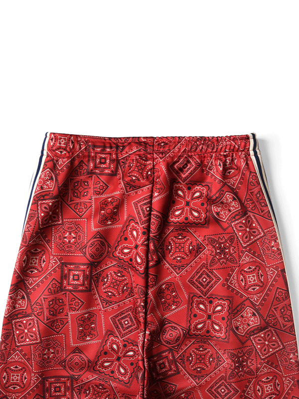 Kapital smooth jersey baggy track pants in cookie bandana print