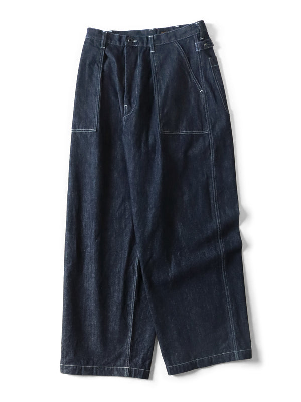 Kapital 14oz denim fatigue baggy pants