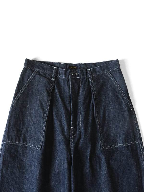 Kapital 14oz denim fatigue baggy pants