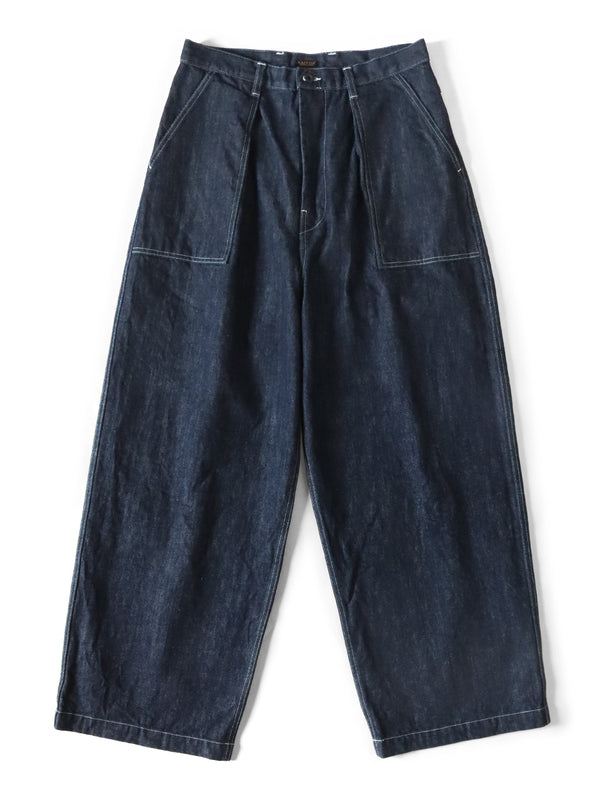 Kapital 14oz denim fatigue baggy pants
