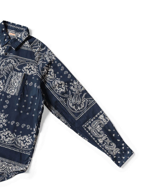 Kapital Gauze Rat Brand Bandana Patchwork Raglan Shirt (long sleeve)