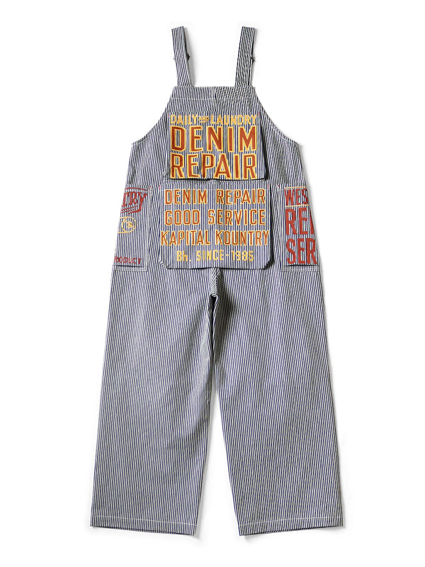 Kapital Liberty Hickory Add Overalls Pants