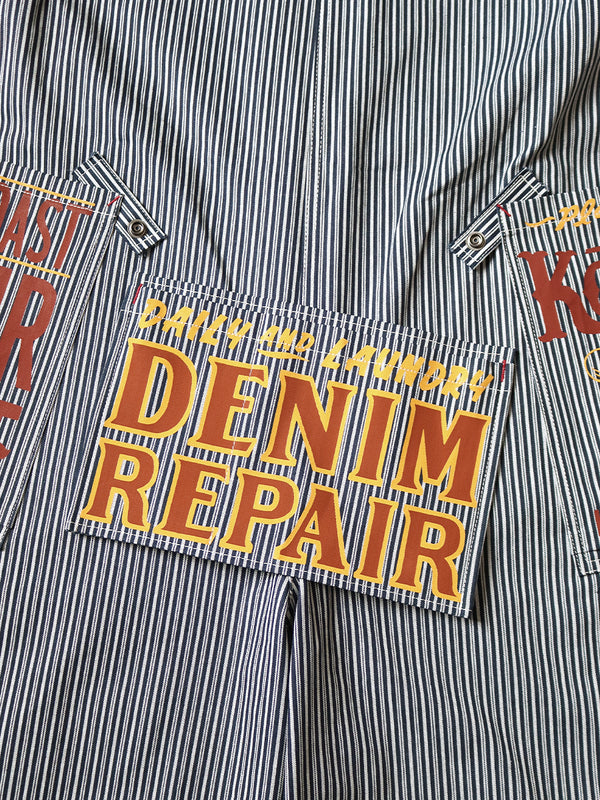 Kapital Liberty Hickory Add Overalls Pants
