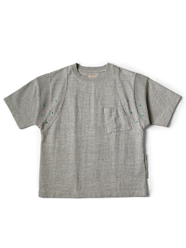 Kapital 16 Tightly woven heathered jersey Ventilator Pack Tee
