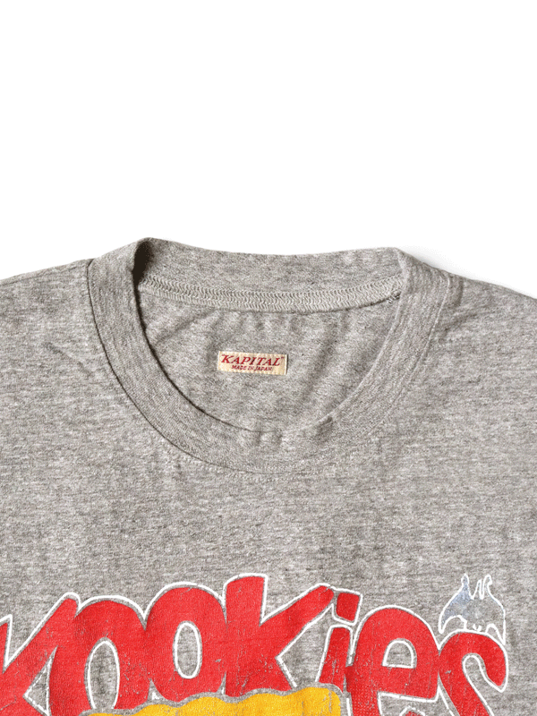 Kapital TOP Jersey Crew T-shirt (BUSTER PECKISH BOWY pt) Tee