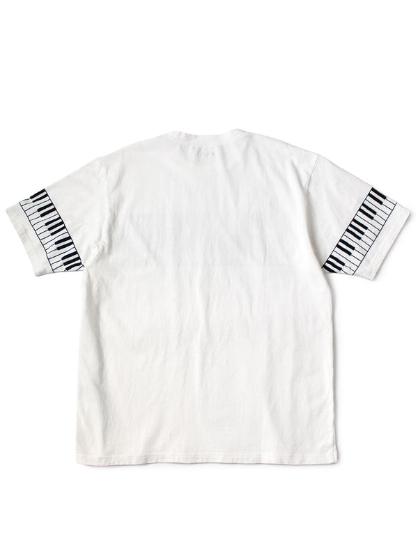 Kapital 20 Jersey Crew T-shirt (LIFE KAPRICCIO Piano pt) Tee