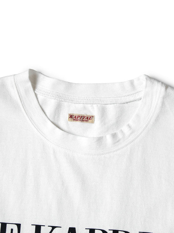 Kapital 20 Jersey Crew T-shirt (LIFE KAPRICCIO Piano pt) Tee