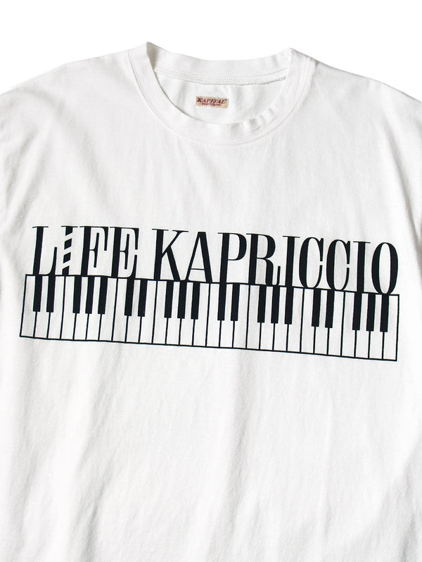 Kapital 20 Jersey Crew T-shirt (LIFE KAPRICCIO Piano pt) Tee