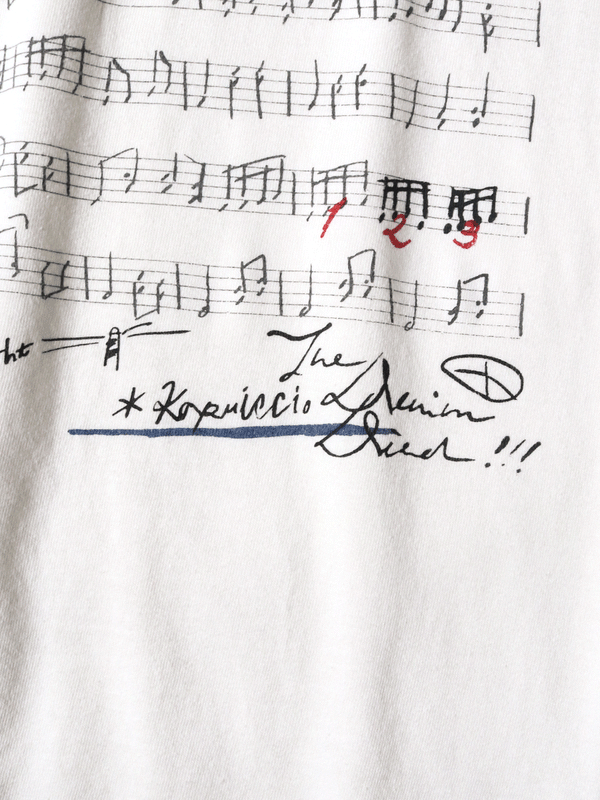 Kapital 20/-Tenjiku Ringer T-shirt (BORO Elegy pt) Tee