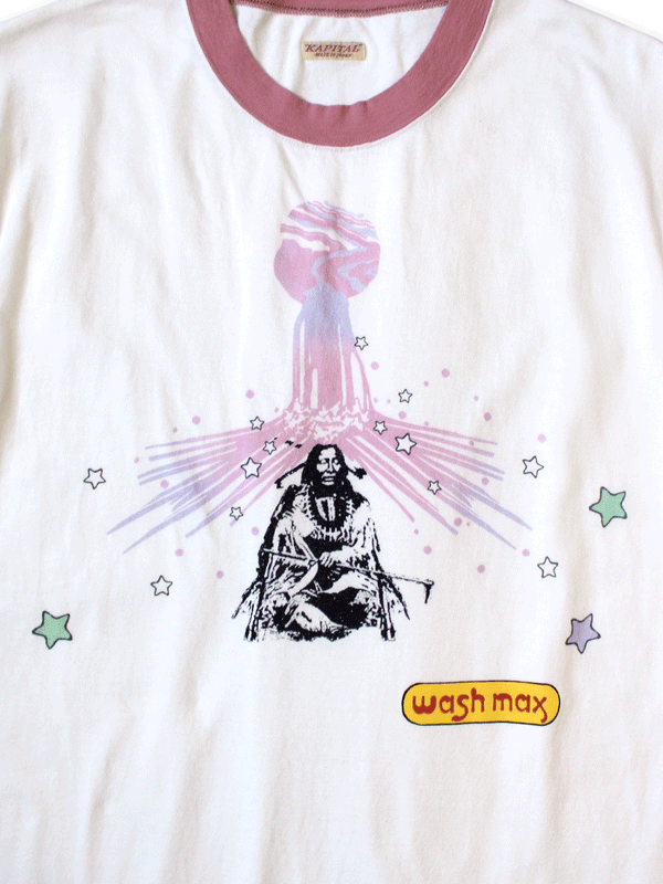 Kapital 20 Jersey Ringer Tee (Laundry Max Chief pt)